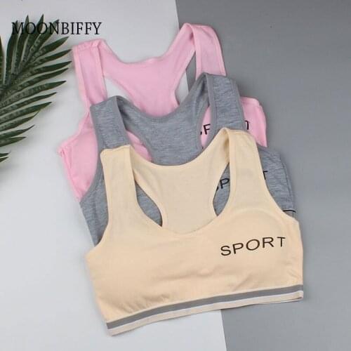 Lovely Puberty Bra Kids Developmental Adolescents Girls Underwear Bras Children Vest Underclothes Sport Undies Clothes Bra