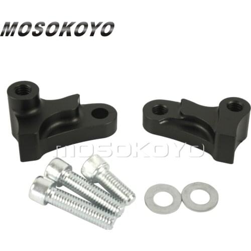 1.75'' Black Adjustable Lowering Kit for Harley Dyna Superglide Wideglide Street Bob Fat Bob Lowrider 2006-2017