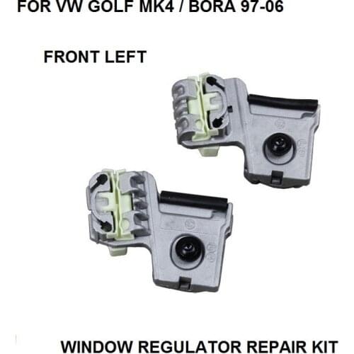 FREE SHIPPING FOR VW GOLF MK4 / BORA WINDOW REGULATOR REPAIR KIT CLIPS 1997-2006 FRONT LEFT NEW