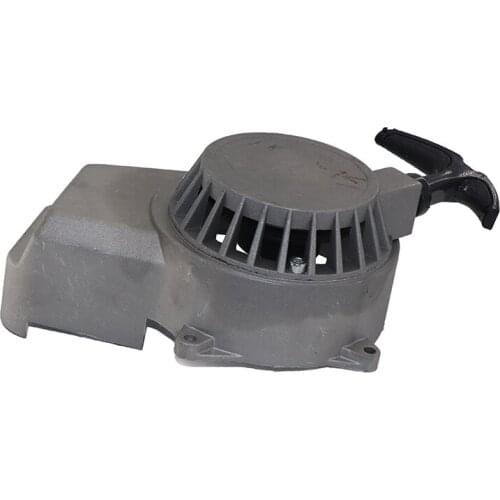 Al Alloy hand puller Starter with flywheel for 49CC mini bike starter engine accessories 2-strock engine motorcycle