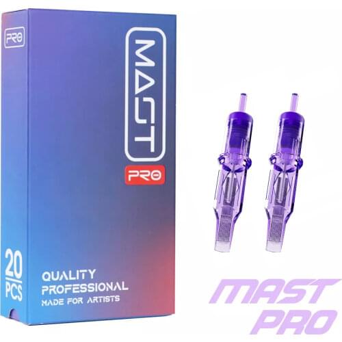 MAST Pro 20Pcs Tattoo Sterilized Cartridge Needles Round Magnum RM DragonHawk Permanent Makeup Machine Needles Tattoos Supplies