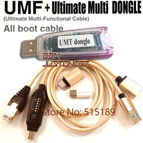 Ultimate Multi Tool Dongle UMT Dongle+umf all in 1 boot cable For Huawei for Alcatel for Lg for samsung Flashing and unlock
