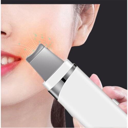 USB charging Ultrasonic Skin Beauty Equipment Deep Cleaning Ultrasound Peeling Face Lifting Acne Removal pore cleaning artifact