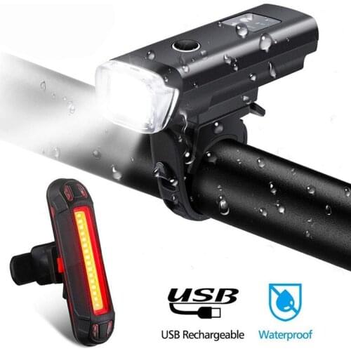 Bicycle Light LED Bicycle Light Set Intelligent Sensor Front Lights Bike Lamp Cycling suit A1