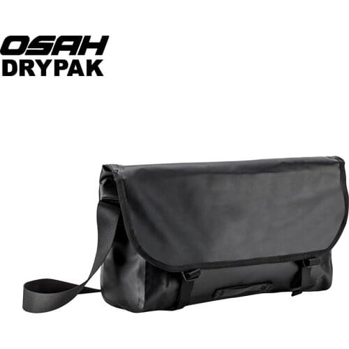 OSAH DRYPAK Waterproof Messenger Bag Shoulder Bag Black