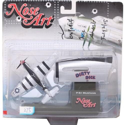 10cm Mini Scale Corgi Nose Art CS90424 World War II P-51 Mustang Fighter Bomber Diecasts & Toy Vehicles Aircraft Model Plane Boy