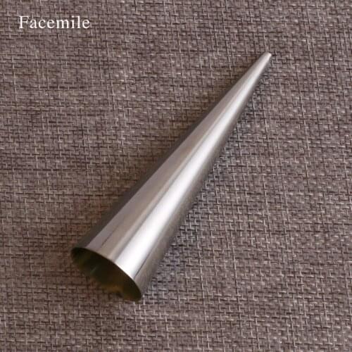 1pcs 8.5cm Stainless Steel Cream Horn Cases Forms Pastry Dessert Baking Cream Horn Molds Bakeware Tools 52108 Gift