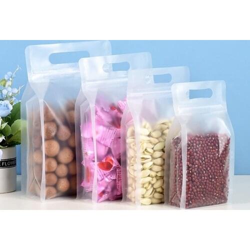 1000Pcs/Lot Frosted Pouch Stand Up Ziplock Bags For Food Storage Bag Flat Bottom/Side Gusset And Angle Seals Wholesale