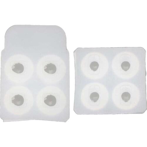 2Pcs Skull Head Bead Resin Mold Skull Beaded Bracelet Pendant Necklace Jewelry Silicone Resin Casting Mold Craft Tools