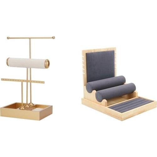 3 Tier Jewelry Tree Stand Tower Rack Necklace Bracelet With 3 In 1 Display Stand,Jewelry Organizer Jewelry Display Rack