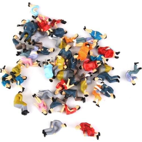 50-Piece O Scale All Seated People Sitting Figures Passengers Different Pose