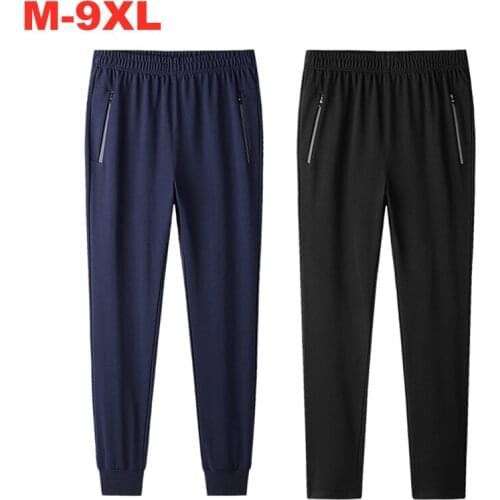 8xl Large Size 9xl 7xl 6xl Men Sports Pants Streetwear Mens Trousers Tracksuit Casual Joggers Sportswear Solid Sweatpants Male