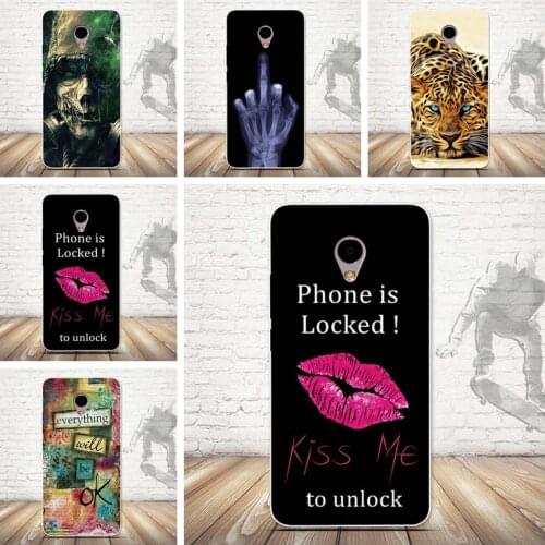 For Fundas Meizu M3 Case Cover for Meizu M3 Meiblue3 Meilan 3 Soft Silicone TPU Painted Back Phone Cover for Meizu M3 Case Capas