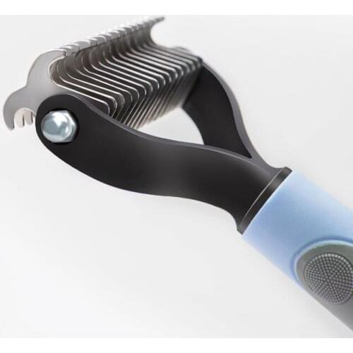 Dog Knot Comb Dog Hair Double-sided Comb Comb Hair Removal Golden Hair Dedicated Medium and Large Dog Comb Pet Supplies