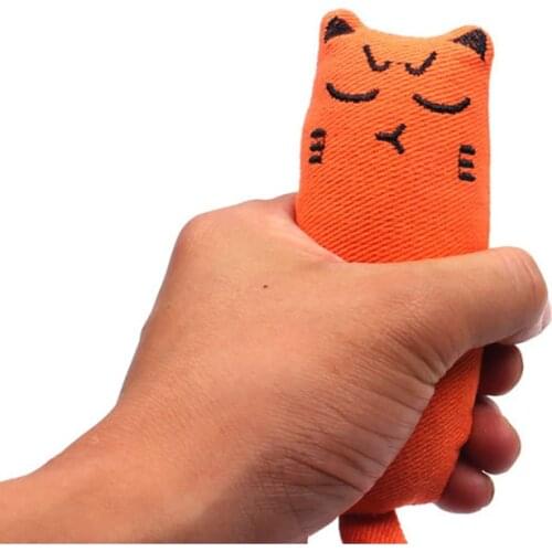 Cat Toy Pet Kitten Chewing Claws Thumb Bite Teeth Grinding Catnip Toys Funny Interactive Plush mint For Cats Supply