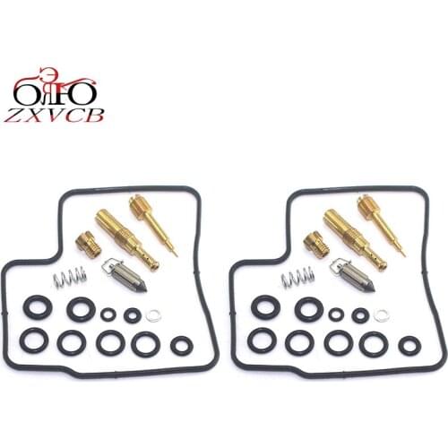 2set for Shadow VLX600 VT600CD VT600C Deluxe VLX VT 600 VT600 C CD Motorcycle engine carburetor repair kit air screw parts