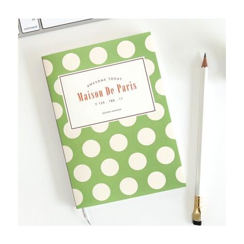 Korean Fashion Theme Pink Dots 12.7*18cm Undated Weekly Planner Book 176P Korean Fashion Agenda Gift