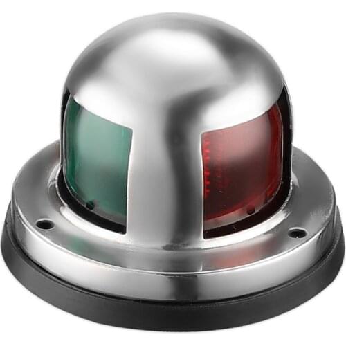 Stainless Steel Marine Boat Yacht LED 12V Red Green LED Navigation Lights Sailing Lamp For Marine Boat Yacht Boat Accessory