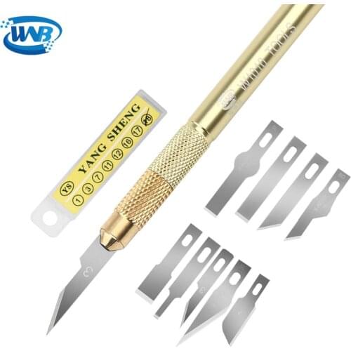 WNB CPU Motherboard BGA IC Chip Knife Remove Glue Edge Processors Thin Hard Straight Blade Repair Phone Knifes Maintenance Tool