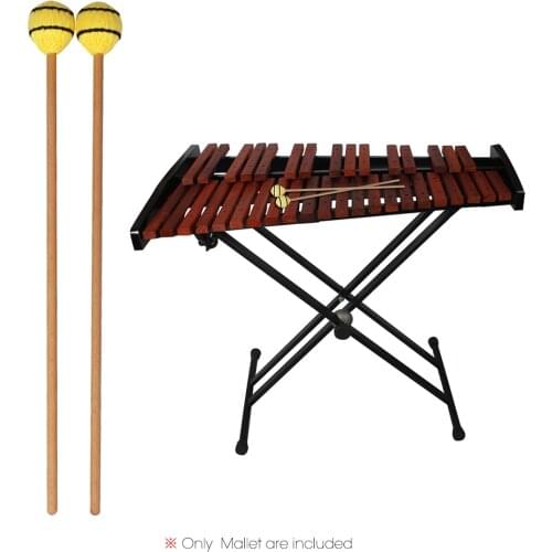 Marimba Stick Mallets Xylophone Glockensplel Mallet with Beech Handle Percussion Instrument Accessories Professionals