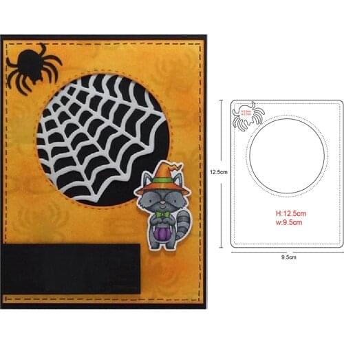 Metal cutting dies halloween frame background 2020 new cut die mold Scrapbook paper craft knife mould blade punch stencils dies