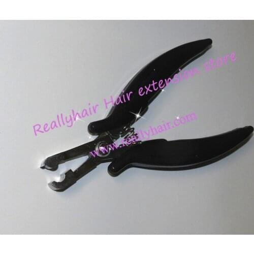 Wholesale sales of antirust plating U TIP /C TIP Multifuncation black handle Hair Plier Black handle