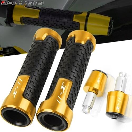 Motorcycle 7/8" 22MM Handle Grips Racing Grips Handlebar Handles Grips Ends For Honda X-11 X11 1999-2007 2000 2001 2002 2003