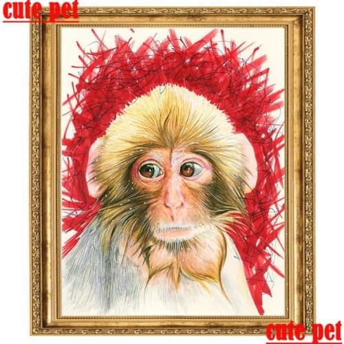 Mosaic Monkey painting 5d Diamond Painting Diy art embroidery full of diamonds home wall decoration inlaid diamond art painting