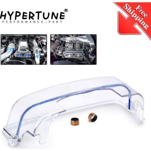 Transparent Gear Turbo Cam Pulley Timing Belt Clear Cover For 92-05 Toyota Supra 2JZ 2JZGTE Lexus 3.0L Non-VVTI HT6332