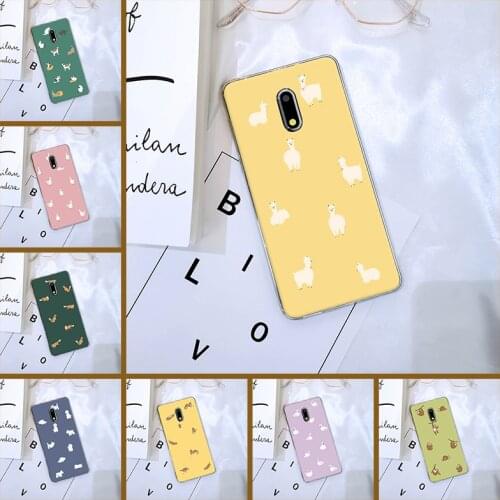 Yellow Dog Pink Cat Fox Soft Silicone Phone Case For Nokia 6 5 3 2 Nokia 7 Plus X6 X71 Back Cover For Nokia 1 Plus 2 3 5 6 8 9