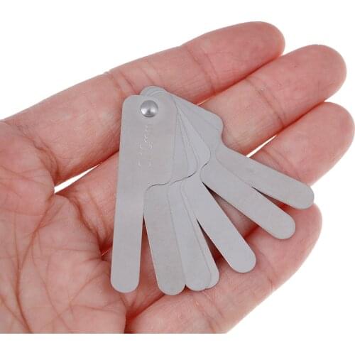 0.1-0.5mm Dental Interproximal Reduction Gauge Measure Tooth Gap Metric Feeler Gauge Reciprocating IPR Orthodontic Treatment