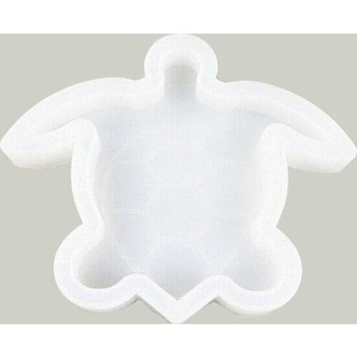 1Pc Sea Turtle Silicone Resin Casting Mold Epoxy Fruit Tray Plate Mould Craft Fruit Cup Mat Epoxy Resin Mold