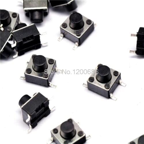 6 * 6 * 6MM touch switch patch 4 foot micro switch / button switch