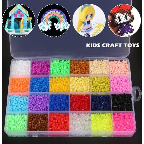 13000pcs 24 colors Refill Beads Puzzle Crystal DIY Water Spray Beads Set Ball Games 3D Handmade Magic Toys For Children