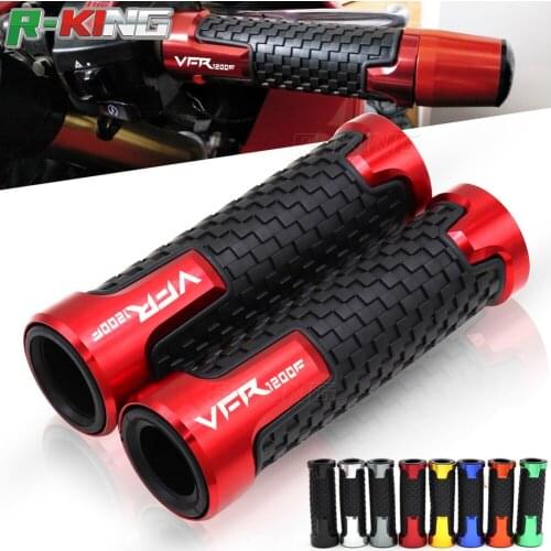 7/8" 22mm CNC Aluminum Motorcycle handle grips racing handlebar grip For Honda VFR1200F VFR 1200F 2010 2011 2012 2013 2014 2015