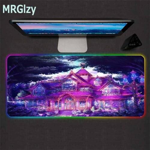 Anime MousePad large pad office desk mat rgb mouse pad gamer gamer sexy rubber mouse pad gaming keyboard girl for laptop led