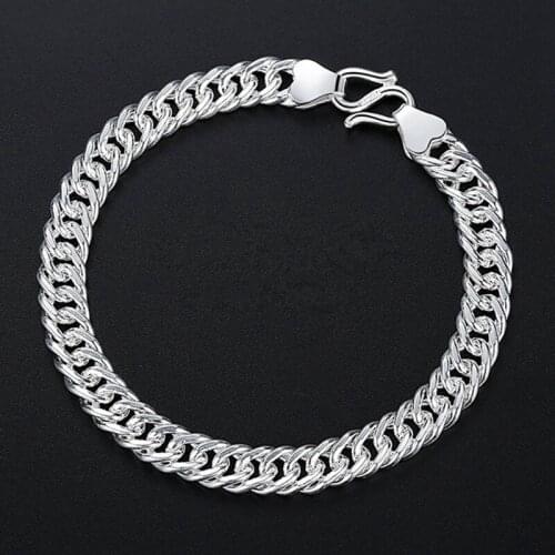 Bracelet for Men Women Curb Cuban Link Chain Mens Womens Bracelets Chains Jewelry for Men