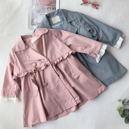 Girls Babys Kids Windbreaker Coat Jacket Outwear 2021 Cheap Spring Autumn Overcoat Top Cardigan Party Outdoor Childrens Clothi