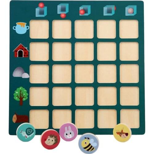 Baby Toys Find Direction Game Set Logical Thinking Training Toys Find Animals Improve Cognitive Ability Of Spatial Orientation