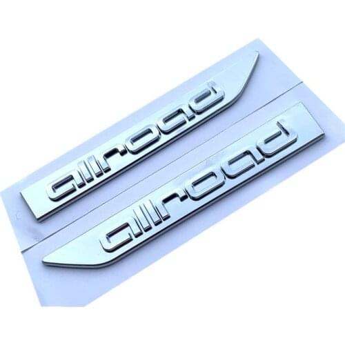 ABS Emblem For Allroad Auto Fend Side Car Badge