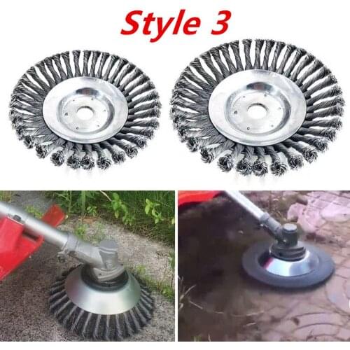 150mm Steel Wire Grass Trimmer Head Rounded Edge Weed Trimmer Head Grass Brush Removal Grass Tray Plate for Lawnmower 2020