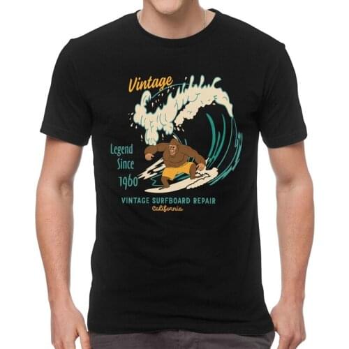 Legend Since 1960 T-shirt Mens Fashion T Shirt Short Sleeve Cotton Surfing Tshirt Unique Tee Tops