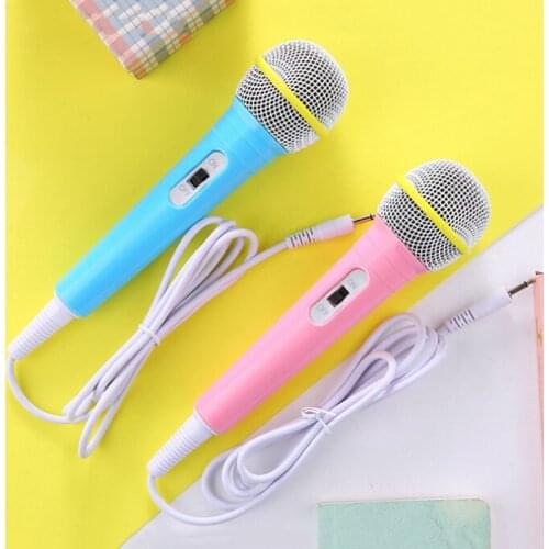 Musical Instrument Wired Microphone Toy Karaoke Singing Kid Funny Gift Music Toy Microphone Toy Kids Children Christmas Gift