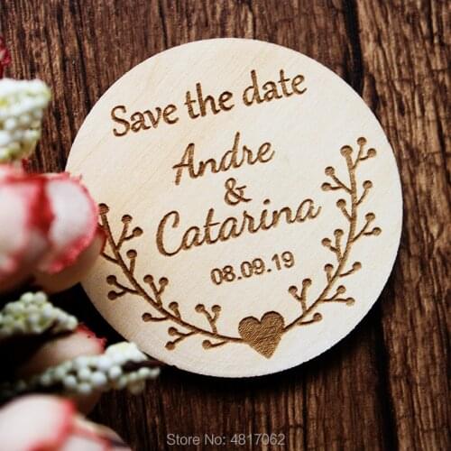 Personalized Wedding Invitation, Wedding Save the Date Magnets, Wedding gift and decoration