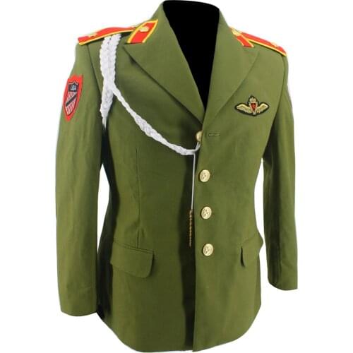 MJ Michael Jackson Retro England Military Green Jacket for World Tour in 1980s