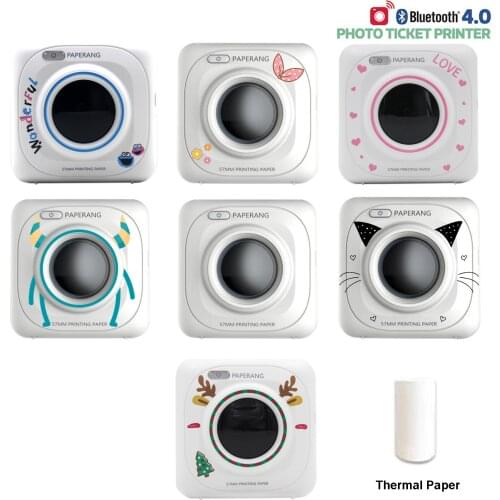 PAPERANG P1 Portable Bluetooth 4.0 Printer Thermal Photo Phone Wireless Connection Mini Pocket Printers for IOS Android Windows