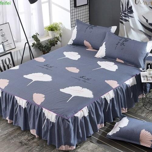 Simmons Bedspread Bed Skirt Mattress Cover Piece Mattress Cover Protection Dust Proof Non-Slip Fitted Sheet and Bed Sheet