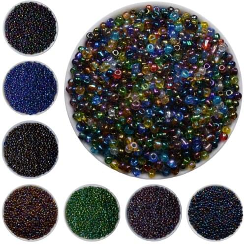 Special Offer Metallic Color Seed Beads Approx 1000pcs 3mm Czech Glass Seed Beads Loose Spacer Beads for Jewelry Making