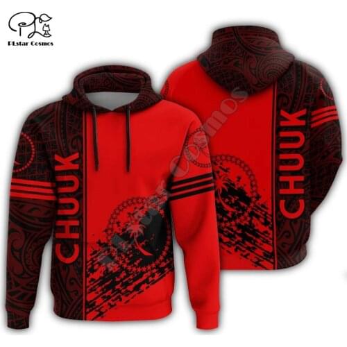 New Brand Island Chuuk Country Flag Tribal Culture Retro Streetwear Tracksuit Men/Women Pullover 3DPrint Funny Casual Hoodies A1