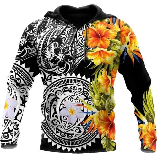 Amazing Polynesian Turtle Tattoo & Hibiscus 3D Printed Unisex Hoodie Men Sweatshirt Zip Pullover Casual Jacket Tracksuit